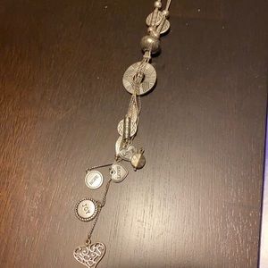 Lia Sophia, Long Silver Necklace